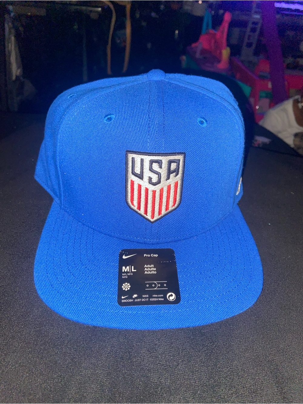 Nike dri fit royal USMNT pro SnapBack